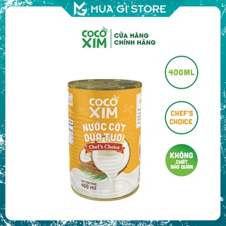 Nước cốt dừa Chef's Choice Cocoxim dung tích 400ml/Hộp, Giao hỏa tốc Hà Nội