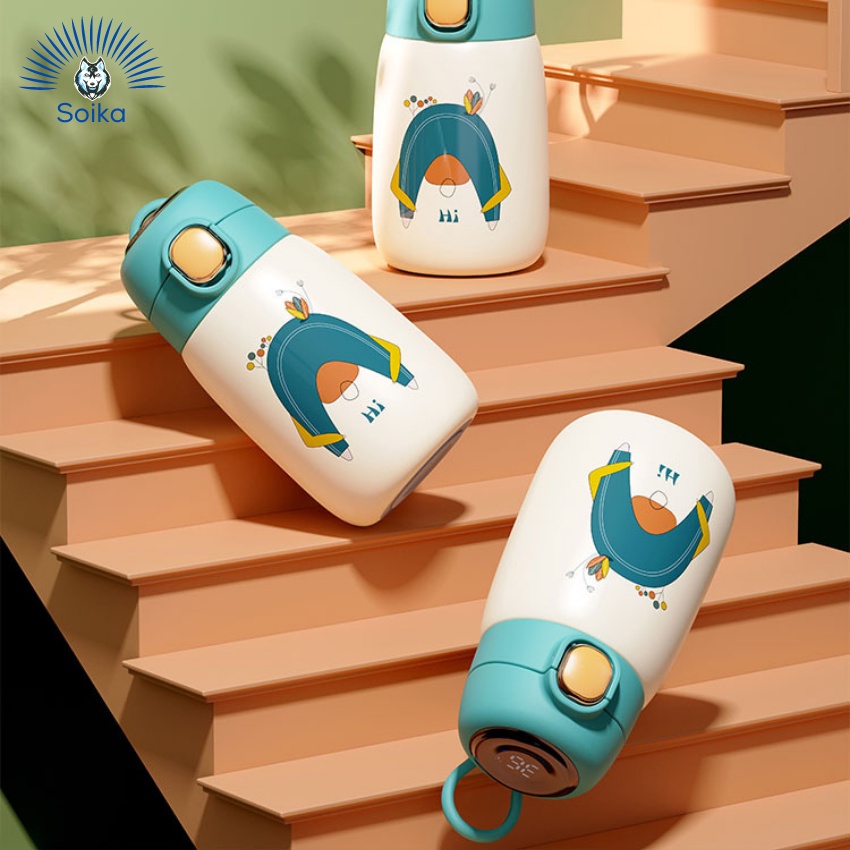 Bình Giữ Nhiệt Cute SOIKA ST02420 Inox 304 420ml