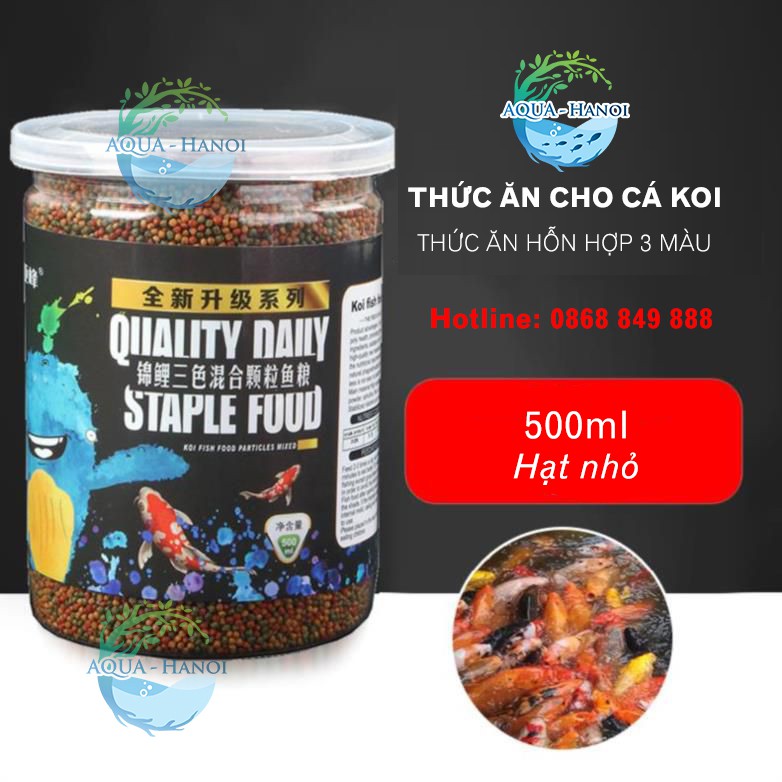 Thức ăn cá KOI, Ranchu, Cá Vàng 500ml