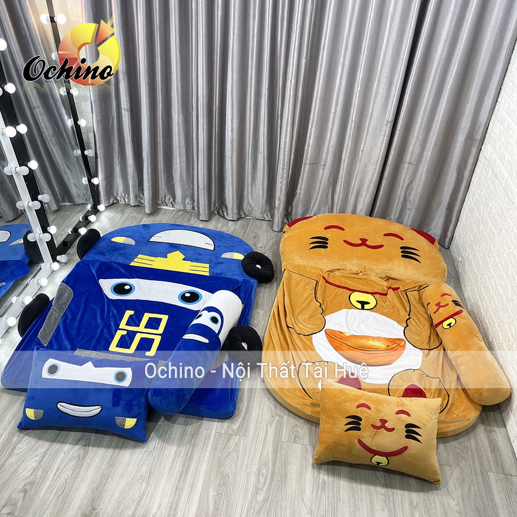 Giường Hình Thú Cho Bé, Nệm Ngủ Hình Thú Handmade Cao Cấp Size 1M4-2M( Ảnh Thật Shop Chụp)