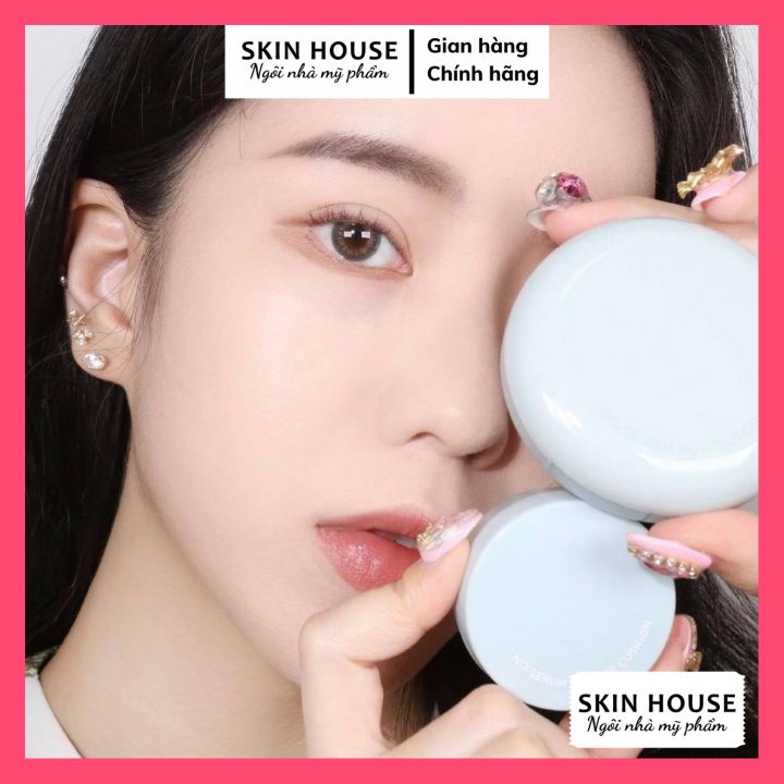 Phấn Nước Kiềm Dầu, Che Phủ Cao Innisfree No-Sebum Powder Cushion SPF35PA++ 14g