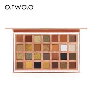 Bảng phấn mắt O.TWO.O 28 màu lì và ánh ngọc trai kháng nước lâu trôi 250g