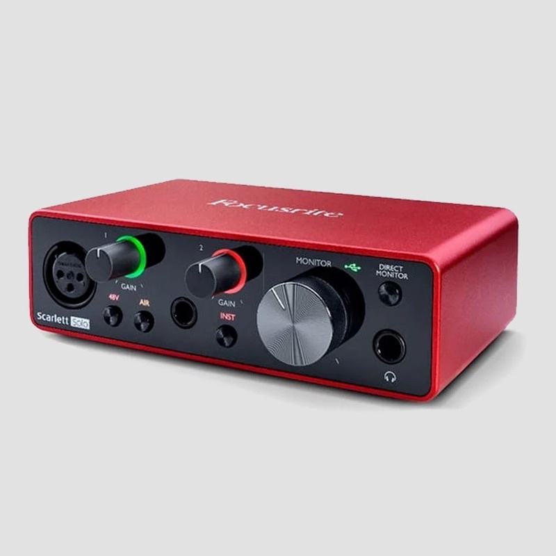 [Siêu Phẩm] Sound Card Âm Thanh Focusrite Solo (3rd Gen) – Chính hãng bh 3 năm