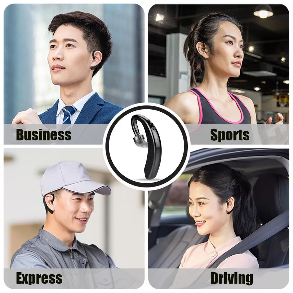 Tai Nghe Bluetooth Một Bên Tai 💖 Dành Cho Lái Xe An Toàn 💖 Đàm Thoại Mic Rõ Pin Trâu 20 Giờ 💖 Sạc Siêu Nhanh 20 Phút