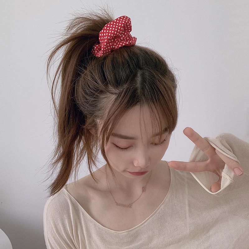 Dây Buộc Tóc Co Giãn Thời Trang Hàn Quốc Cho Nữ Hair Scrunchies