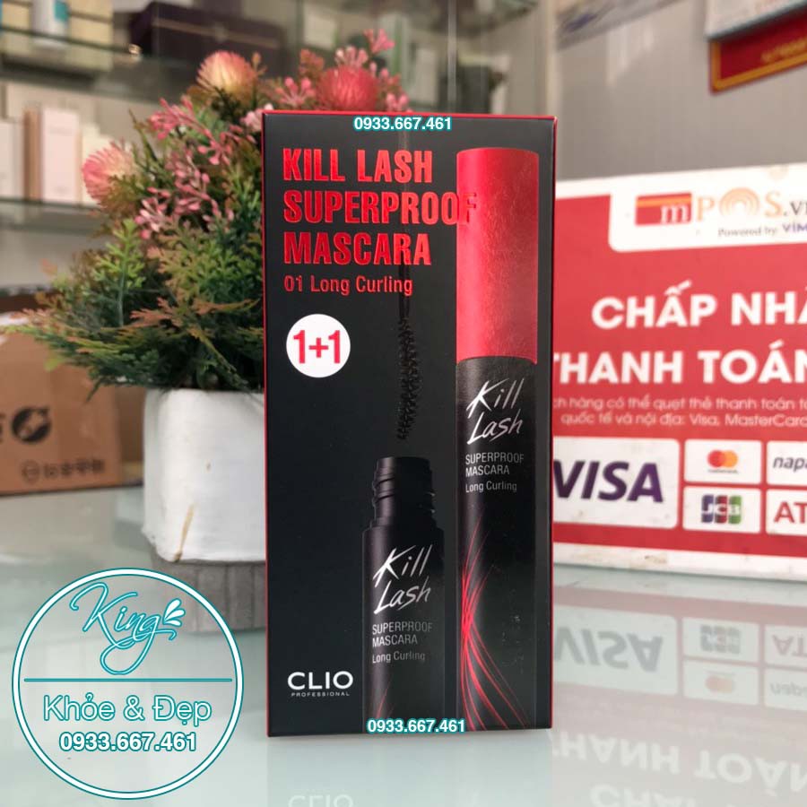 Mascara Clio Kill Lash Superproof Mascara | BigBuy360 - bigbuy360.vn