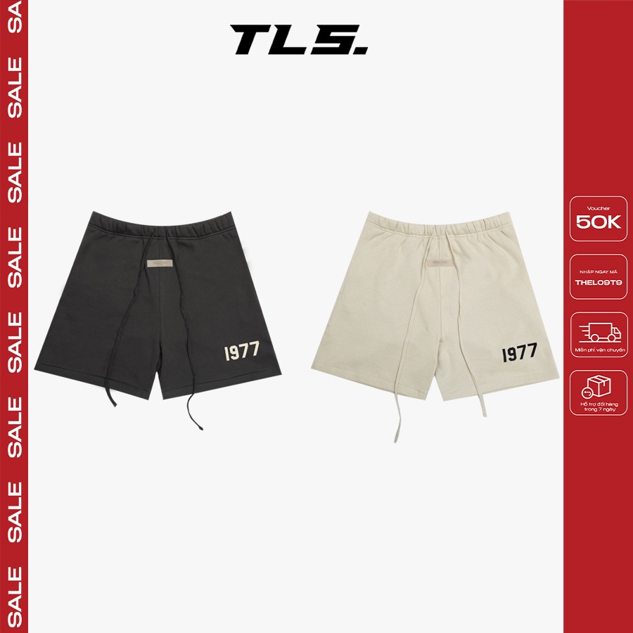 Quần short FEAR OF GOD FOG 1977 TLS streetwear unisex chất liệu nỉ bông bản cao cấp
