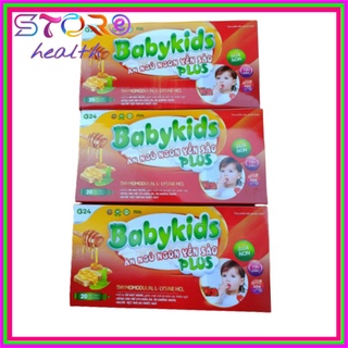 3 Babykids plus ăn ngủ ngon yến sào babykids plus