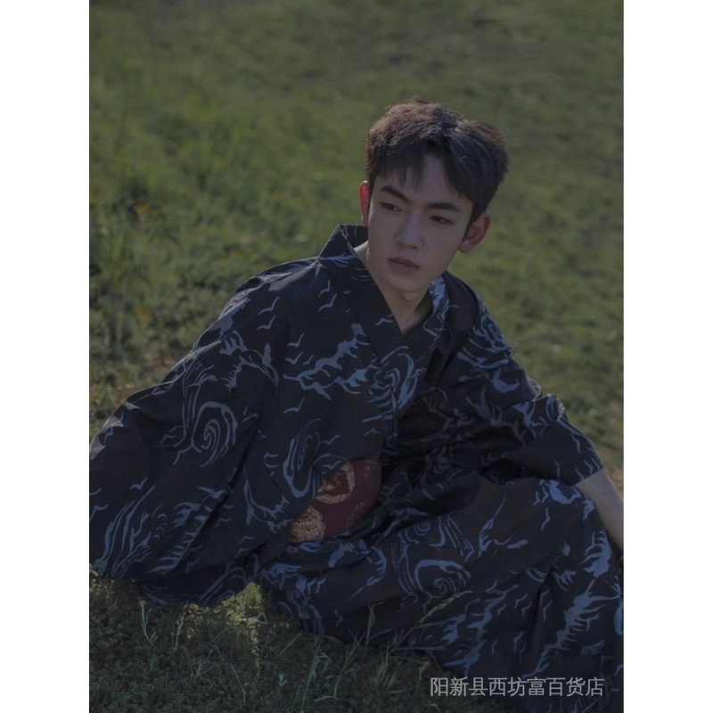 Áo Kimono Truyền Thống Nhật Bản Phong Cách Samurai Cho Nam