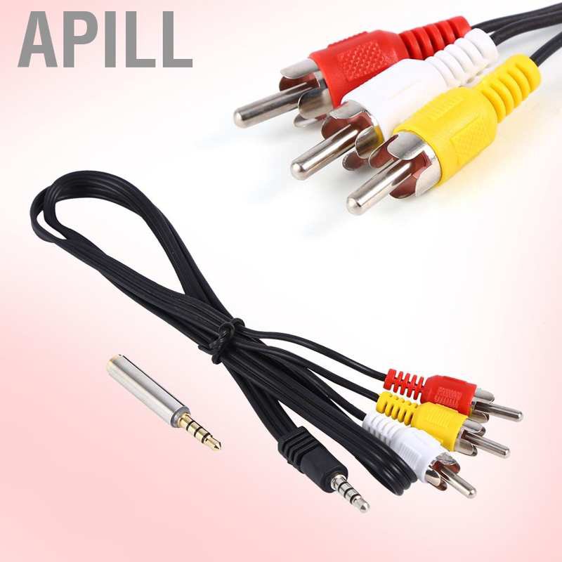 Cáp Chuyển Đổi Âm Thanh 3.5mm Av Tv Sang 3 Rca Cho Raspberry Pi 2 B +