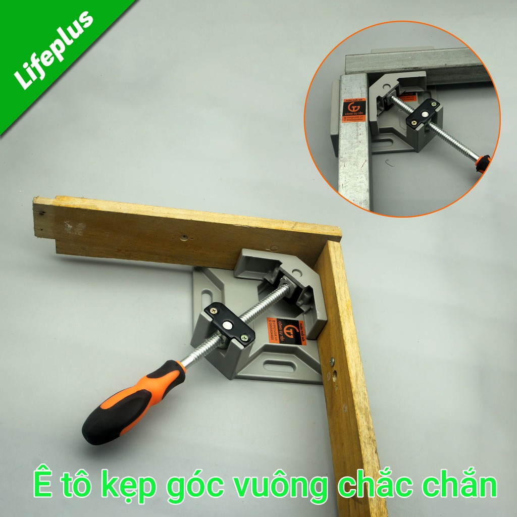 Eto kẹp bàn, kẹp gỗ góc vuông 1 tay cầm