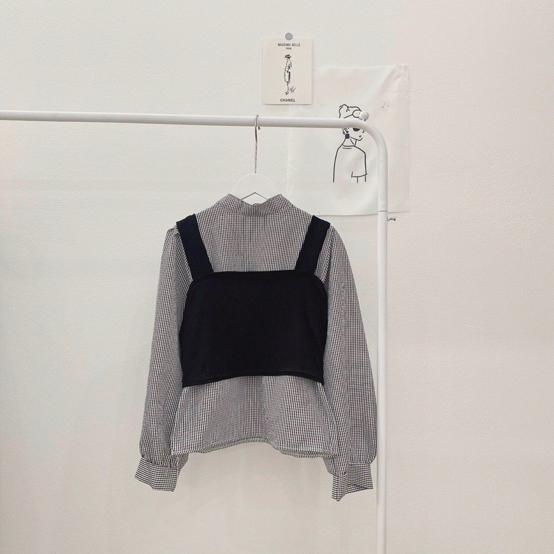 SET ÁO KẺ MIX YẾM