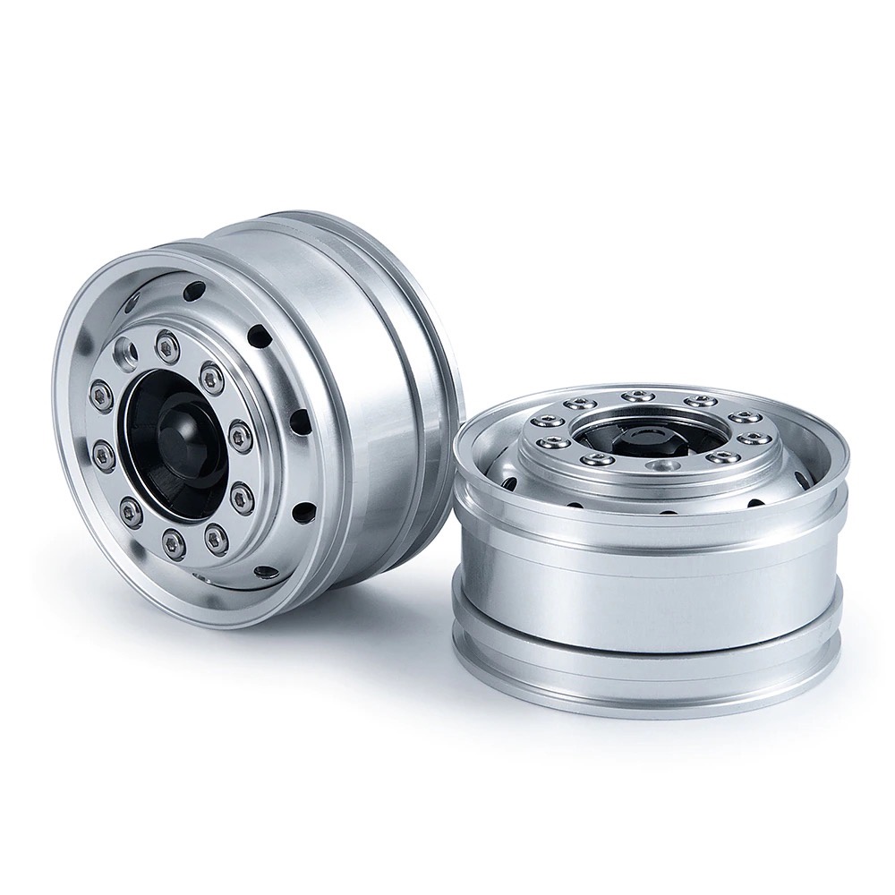 Phụ Kiện Ổ Trục Bánh Xe Trước Bằng Hợp Kim Kim Loại Cho Xe Tải Điều Khiển Từ Xa 1/14 Tamiya