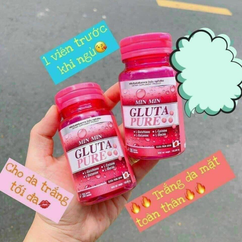 VIÊN UỐNG TRẮNG DA GLUTA MIN & MIN THÁI LAN