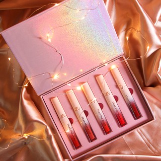 ♥♥♥♥ son kem lì love of lip vde - set son kem lì với bảng màu thời thượng