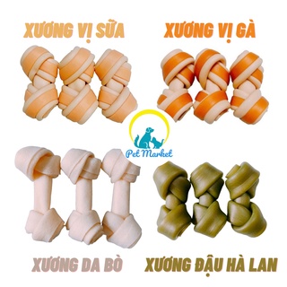 PETMK COMBO 5 XƯƠNG GẶM CHO CHÓ SẠCH RĂNG, THƠM MIỆNG - SNACK THÚ CƯNG, XƯƠNG GẶM THÚ CƯNG
