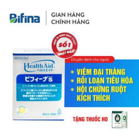 SIÊU RẺ SIÊU RẺ Men Vi Sinh Bifina Nhật Bản S 30 gói - Dành cho người viêm đại tràng mãn tính, hội chứng ruột kích thích