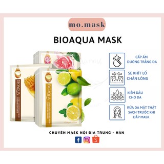 [ Mask Cao Cấp - Mỏng 2 lớp ] Combo 10 Miếng Mặt Nạ Nội Địa Trung Bioaqua Nourishing Trái Cây - Cấp Ẩm Dưỡng Trắng Da