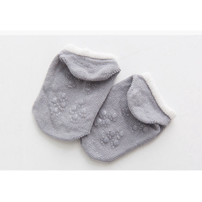 Vớ cotton silicon chống trượt vô hình phong cách Hàn Quốc dành cho bé