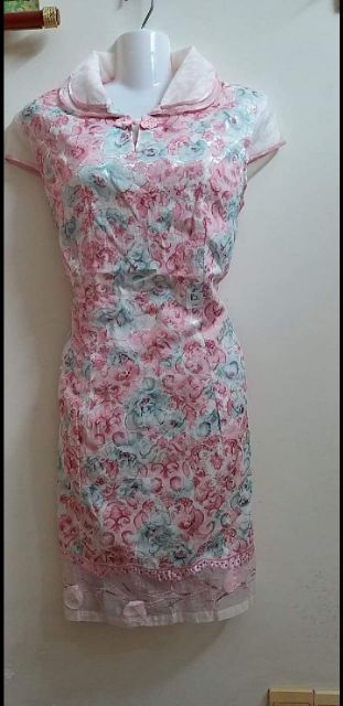 Sườn xám cách tân dáng đẹp size 76-80.