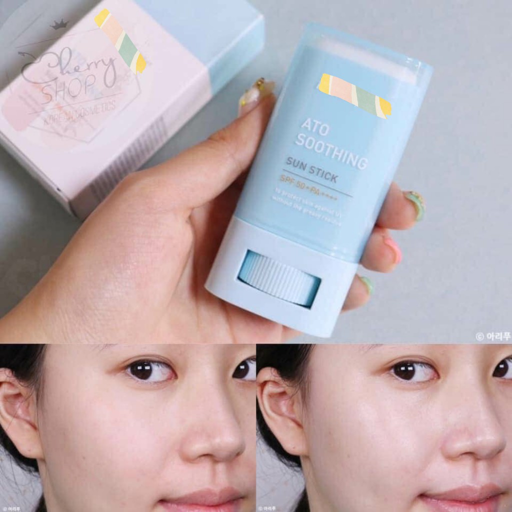 Kem chống nắng Ato Soothing Sun Stick SPF50+ PA++++