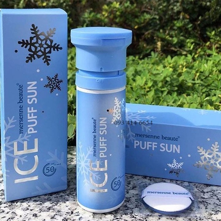 KEM CHỐNG NẮNG ICE PUFF MERSENNE BEAUTE PUFF SUN XANH DƯƠNG 100ML