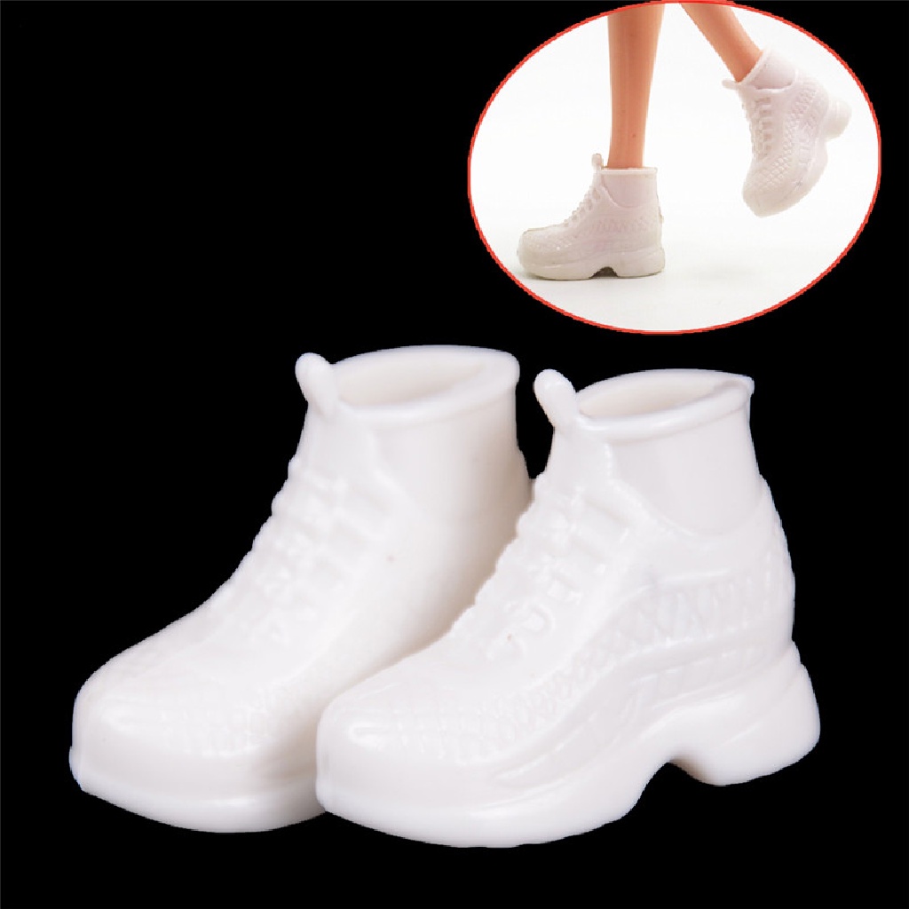 springeven 10 Pairs White Doll Sneakers Shoes Dolls Accessories Gift RFT