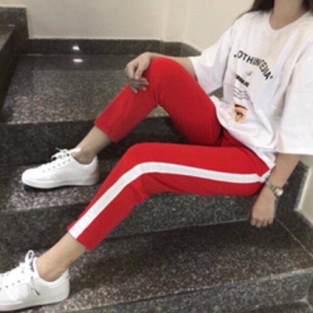 Quần jogger unisex 1 line cá tính siêu hot hit