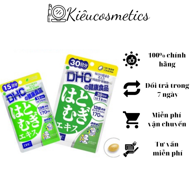 Viên uống Sáng Da DHC Nhật Bản Adlay Extract