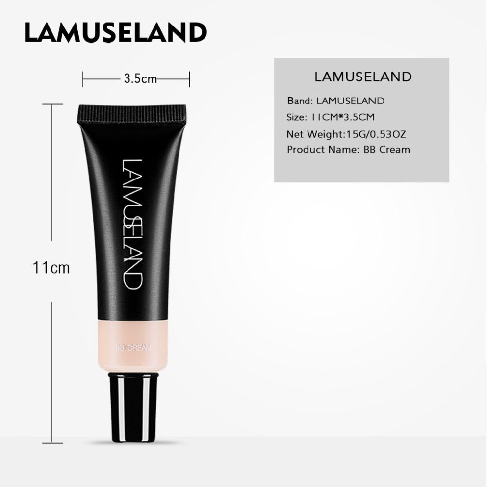 Sale 69% Kem nền BB chống thấm nước hiệu LAMUSELAND với 3 màu lựa chọn, 01 IVORY WHITE Giá gốc 21000đ- 17F106-1 | BigBuy360 - bigbuy360.vn