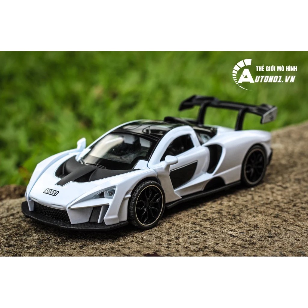 MÔ HÌNH XE MCLAREN SENNA WHITE 1:32 NEWAO 7001