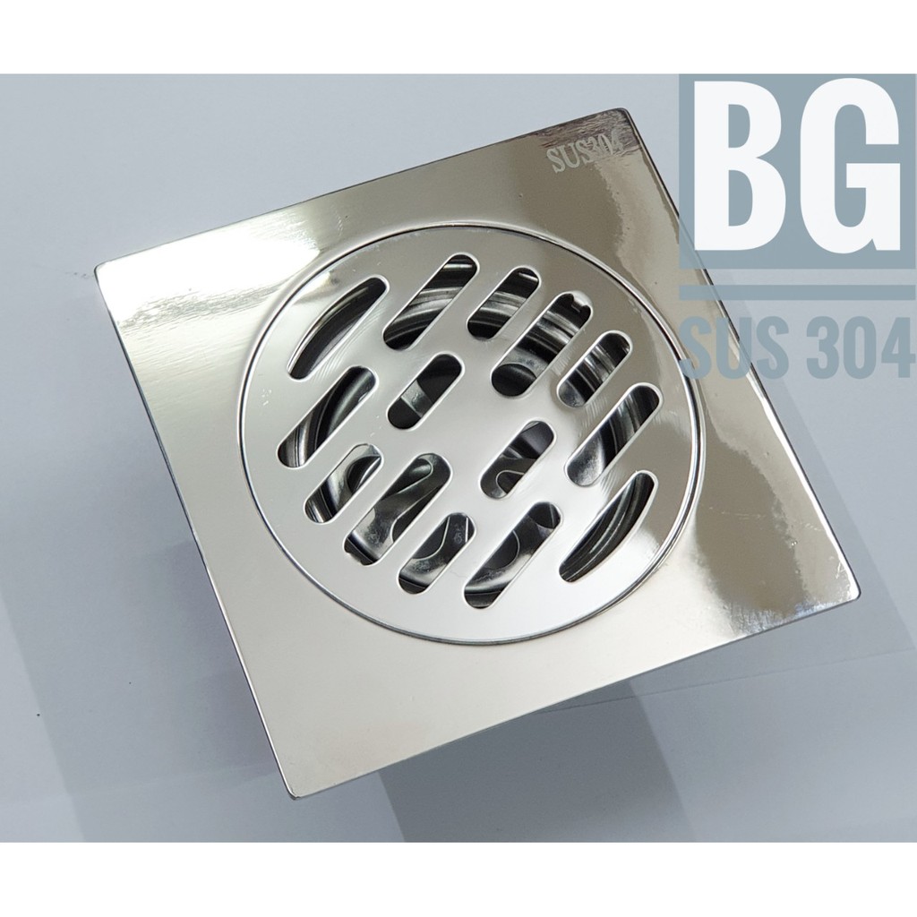 [SUS304] Ga thoát sàn ngăn mùi Inox SUS 304 dạng phễu nước - Chống mùi hôi và côn trùng tuyệt đối