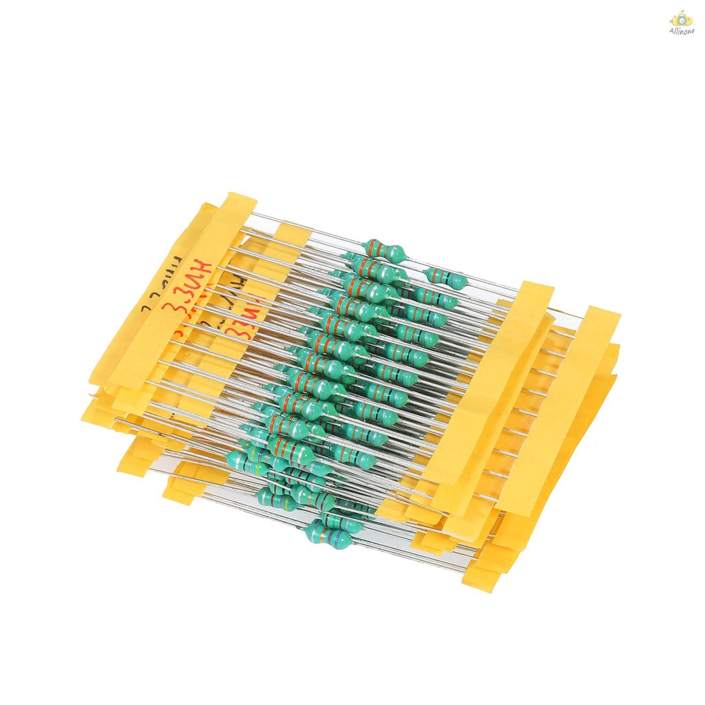 200Pcs φ0510 DIP Chromatic Ring Inductor Assortment Kit Set Tolerance ±10% Power 1W 20 Inductance 1/10/100/2.2/22/220/3.3/33/330/4.7/47/470/6.8/680/15/150μH 1/2.2/3.3/4.7MH