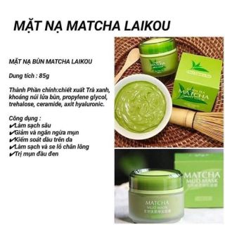 Mặt nạ trà xanh matcha