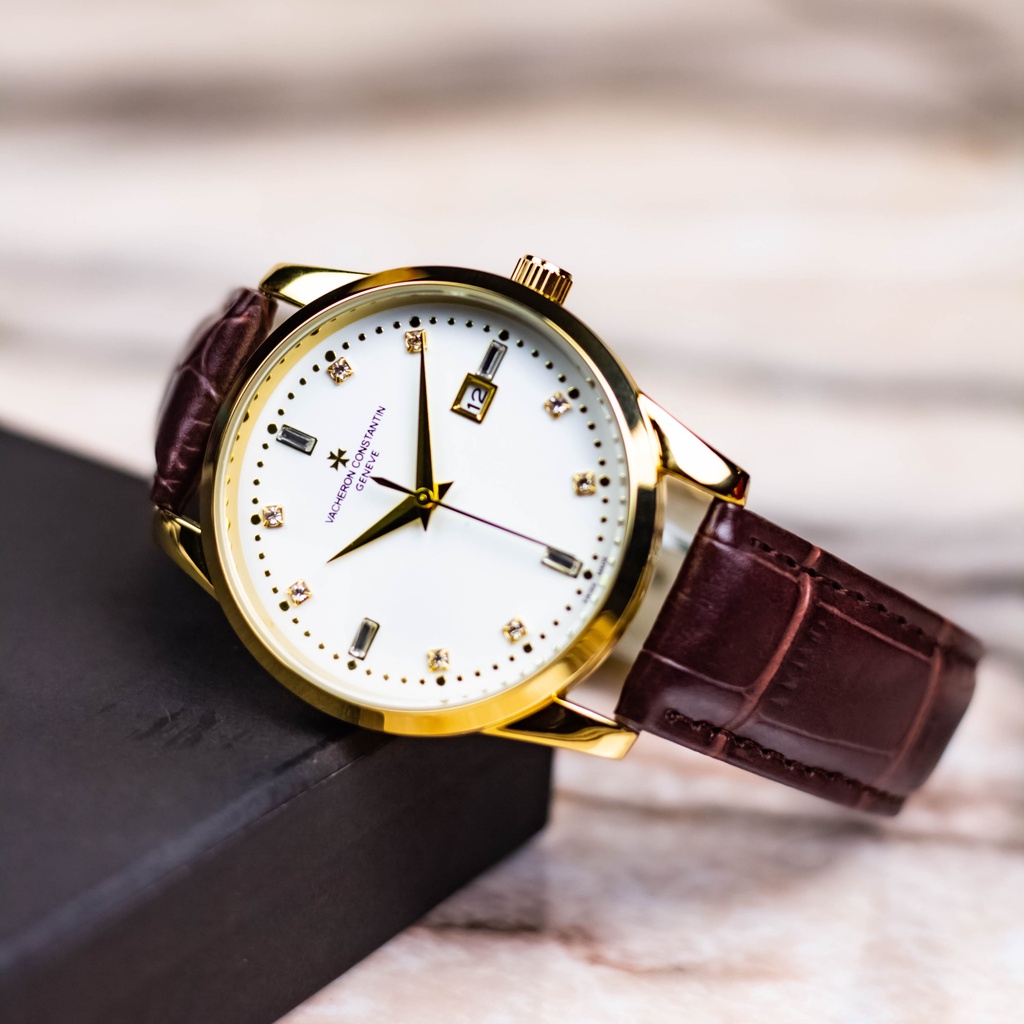 Đồng Hồ Nam dây da VA01 Dây Da Nâu Cao Cấp Mặt Kính Chống Xước, Chống Nước BH Hãng 12 Tháng | BigBuy360 - bigbuy360.vn