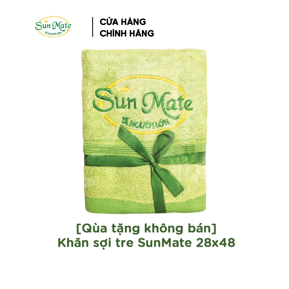 [Qùa tặng không bán] Khăn mặt sợi tre SunMate (28x48)