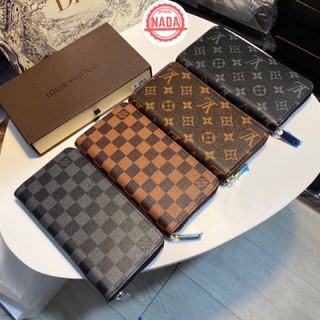 Ví Nam Nữ dài cầm tay thời trang cao cấp LV kẻ ô cao cấp giá rẻ phong cách vintage