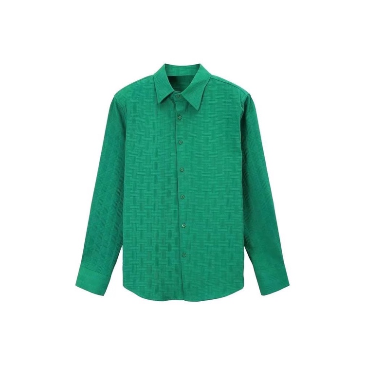 Áo Sơ Mi Tay Dài Màu Trơn Dễ Phối Đồ Thời Trang Xuân Thu Cho Nam Size M-3XL