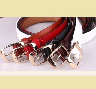 Thắt lưng nữ da bò phong cách thời trang Hàn Quốc
