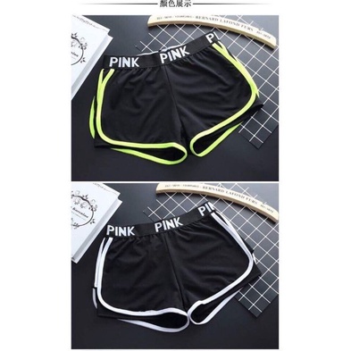 Quần TậpQuần Thể Thao 2 Lớp-Đồ Tập Gym Phối Lưng Pink Cao Cấp