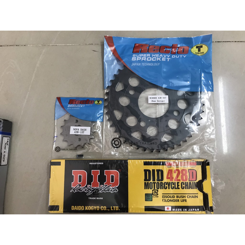 Bộ NSD Winner (nhông dĩa44T Recto-sên DID428D 9ly)