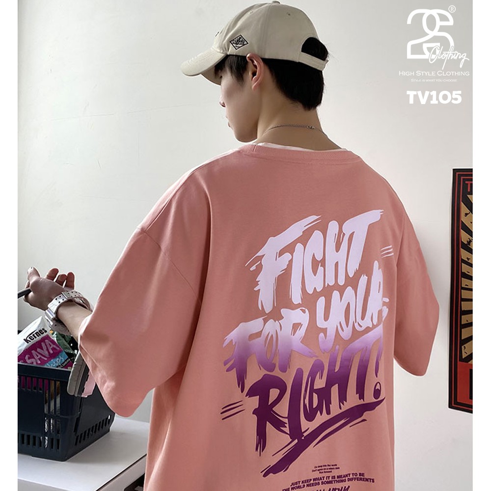 Áo Unisex 2S Clothing Áo Phông Basic Form Rộng Cotton Oversize Rẻ In Chữ Phản Quang Hàn Quốc TV105 | BigBuy360 - bigbuy360.vn