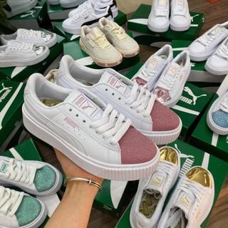 Xả Xả [ FULL BOX ] Giày Pu Mũi Tím Óng Ánh Nữ 2020 new 🍀 Xịn L * . ) ¹ !