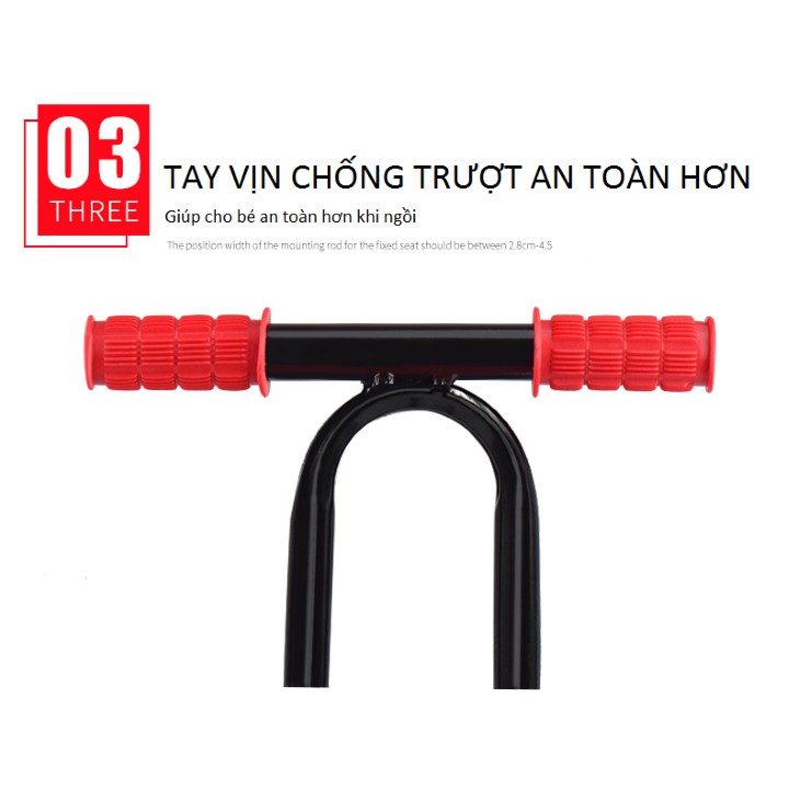 Ghế Ngồi An Toàn Cho Bé Gắn Xe Đạp, Xe Điện Mẫu Mới Gb01