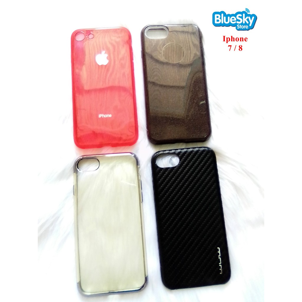 Ốp lưng Iphone 7 / 8 DẺO MÀU