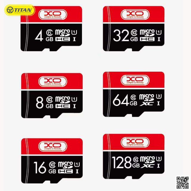 Nơi☃✉{ BẢO HÀNH 5 NĂM } Thẻ Nhớ Micro SD 16 Gb / 32 64 8 4gb Class 10 U1 Chính Hãng XO cho điện thoại Samsung Oppo | BigBuy360 - bigbuy360.vn