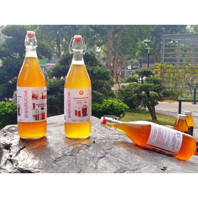 Trà KOMBUCHA GREEN TEA - Nguyên Chất Thô (chuyên dùng cho pha chế tại Nhà & Quán cà phê, quán bar, trà chanh, trà sữa)