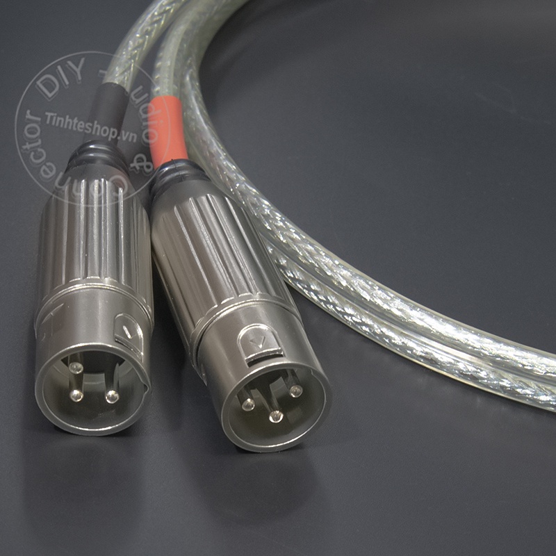 Cáp XLR đực ra AV 1 cặp DIY 0.5M đến 3M - RCA to XLR male cable