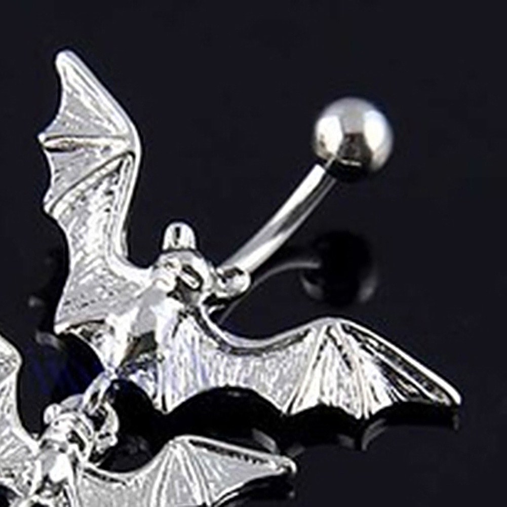 Khuyên rốn hình dơi bằng thép y tế