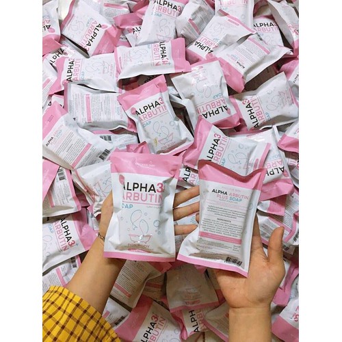 [Alpha Arbutin] Xà Phòng Tắm Trắng Da Body Alpha Arbutin 3+ Plus